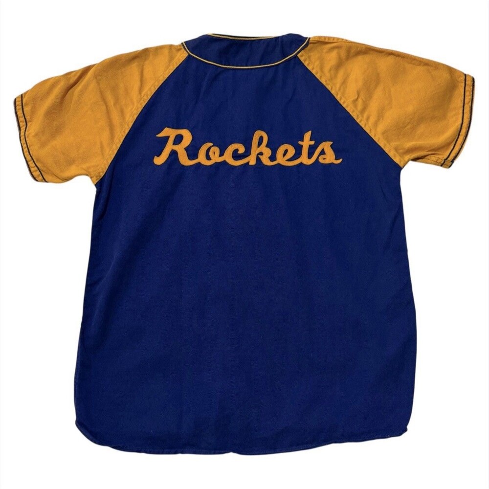 Vintage 60/70s Wilson Warm Up Shooting Shirt Jersey Denver Rockets ABA? Size 42